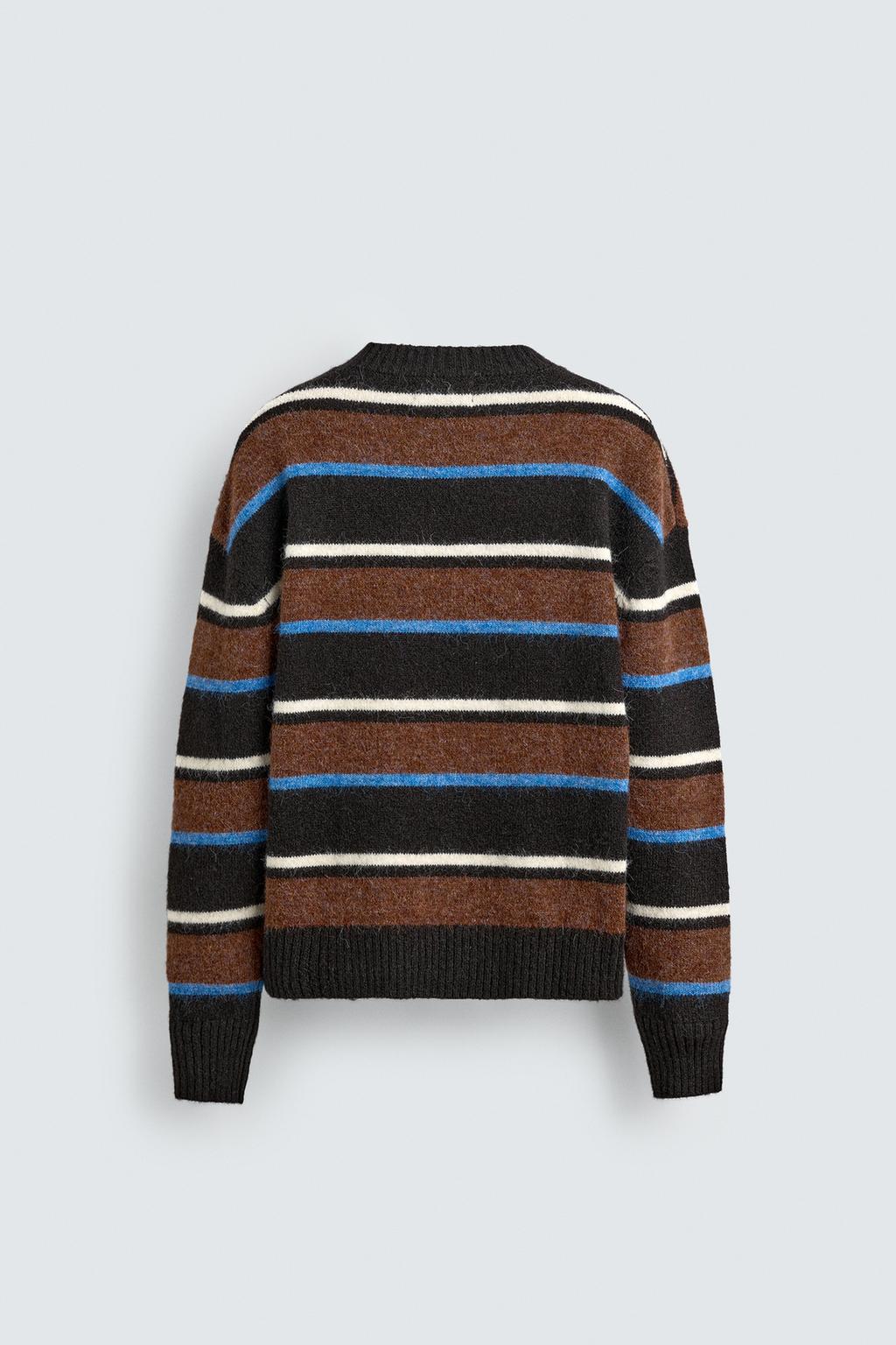 СВИТЕР В ПОЛОСКУ С НАШИВКАМИ CHAMPION ® X ZARA