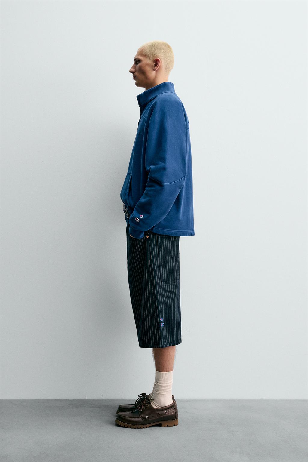ТОЛСТОВКА CHAMPION ® X ZARA С ВОРОТНИКОМ НА МОЛНИИ