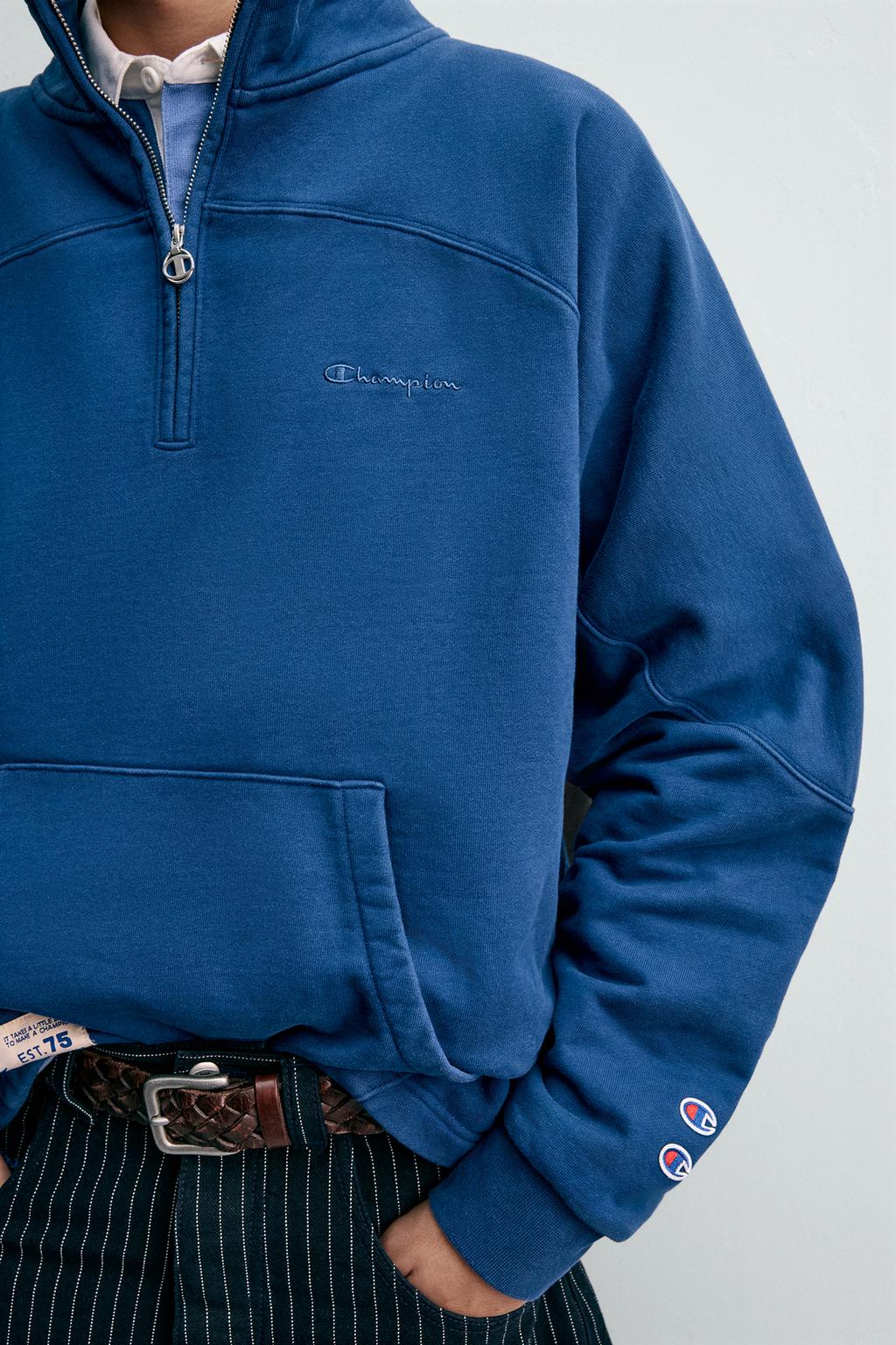 ТОЛСТОВКА CHAMPION ® X ZARA С ВОРОТНИКОМ НА МОЛНИИ