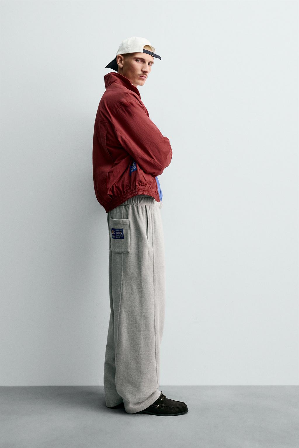 БРЮКИ-ДЖОГГЕРЫ WIDE FIT CHAMPION® X ZARA