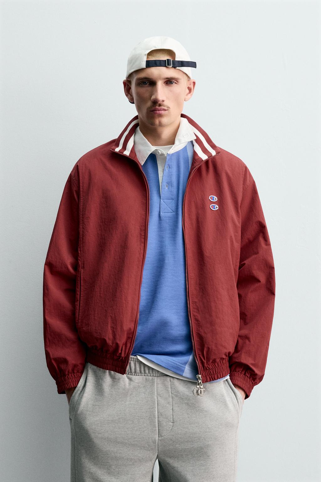ТЕХНИЧЕСКАЯ КУРТКА С НАШИВКАМИ CHAMPION ® X ZARA