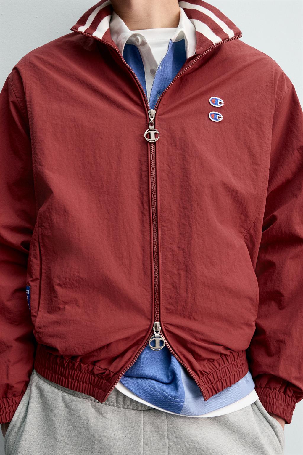 ТЕХНИЧЕСКАЯ КУРТКА С НАШИВКАМИ CHAMPION ® X ZARA