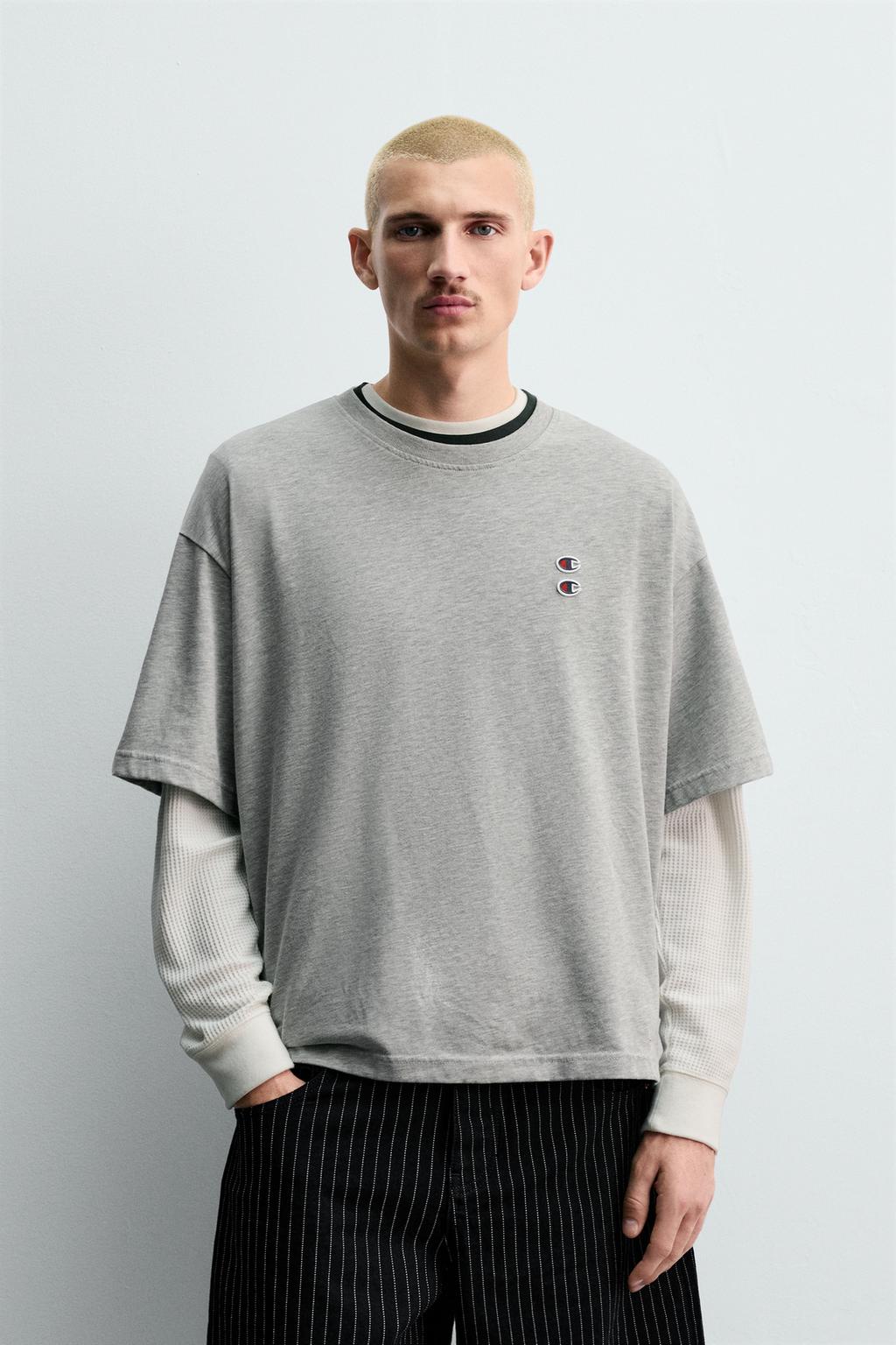 ФУТБОЛКА С ЛОГОТИПОМ CHAMPION ® X ZARA