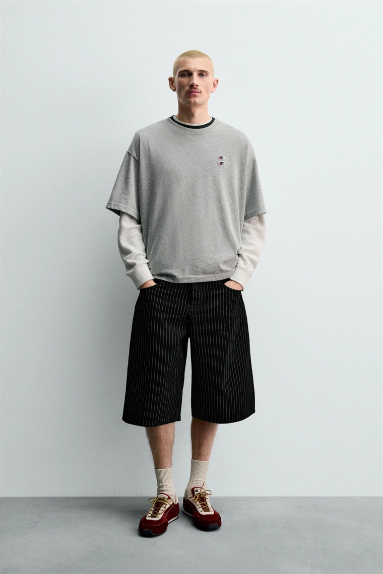 Футболка с нашивками champion ® x zara