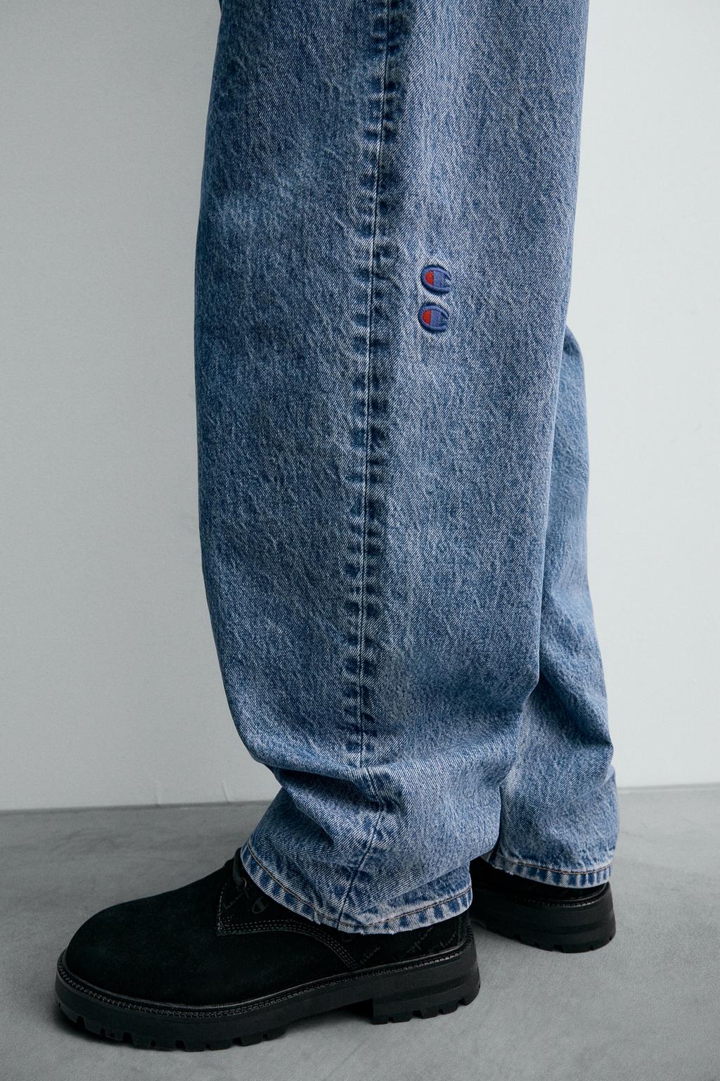 ДЖИНСЫ СВОБОДНОГО КРОЯ CHAMPION ® X ZARA