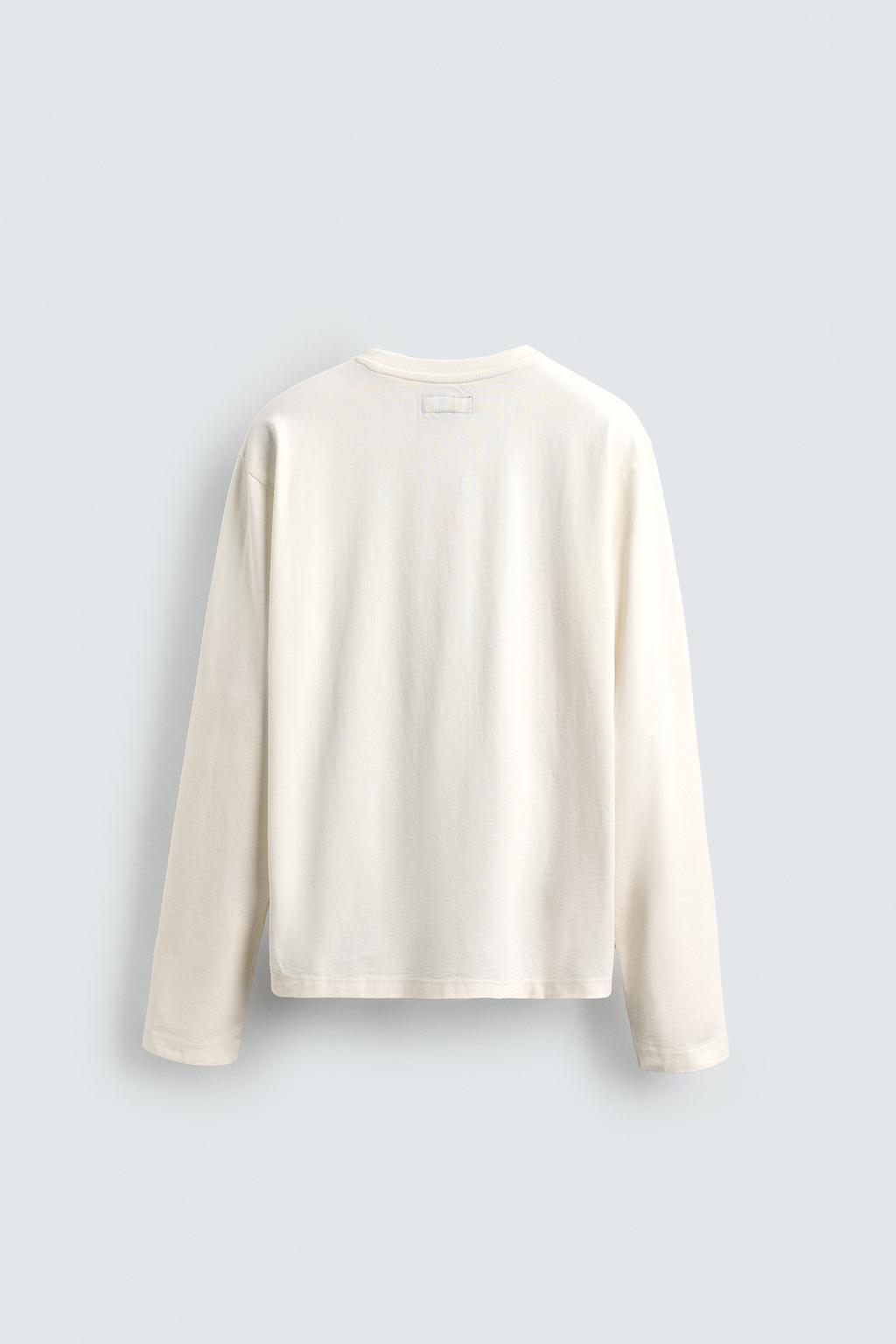 ФУТБОЛКА С ДЛИННЫМИ РУКАВАМИ И НАШИВКАМИ CHAMPION ® X ZARA