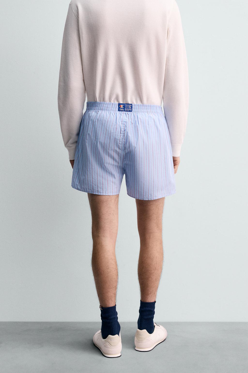 БОКСЕРЫ ИЗ ПОПЛИНА CHAMPION ® X ZARA