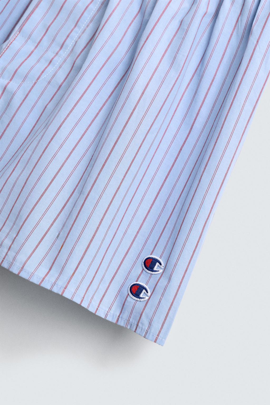 БОКСЕРЫ ИЗ ПОПЛИНА CHAMPION ® X ZARA