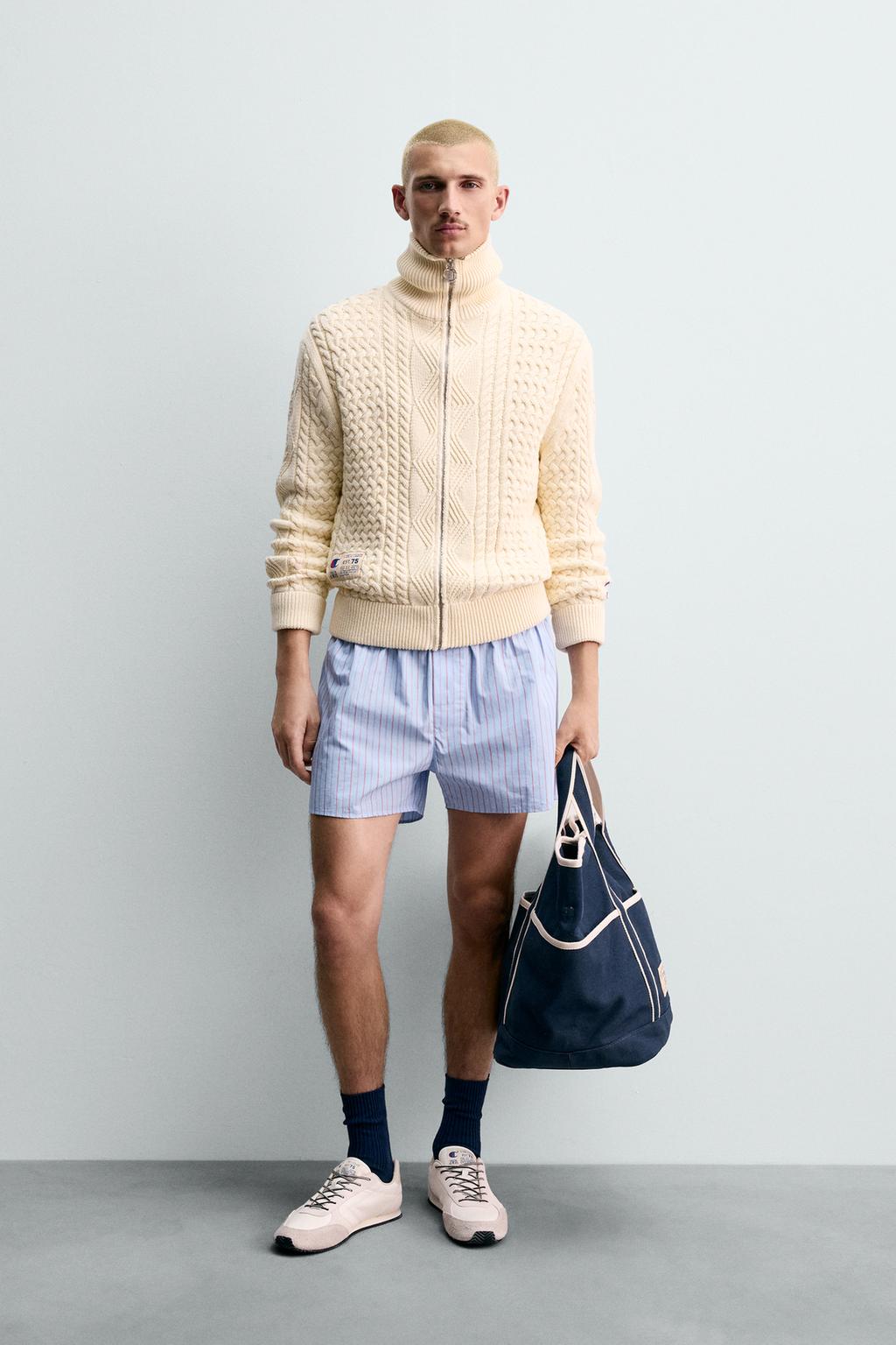 БОКСЕРЫ ИЗ ПОПЛИНА CHAMPION ® X ZARA