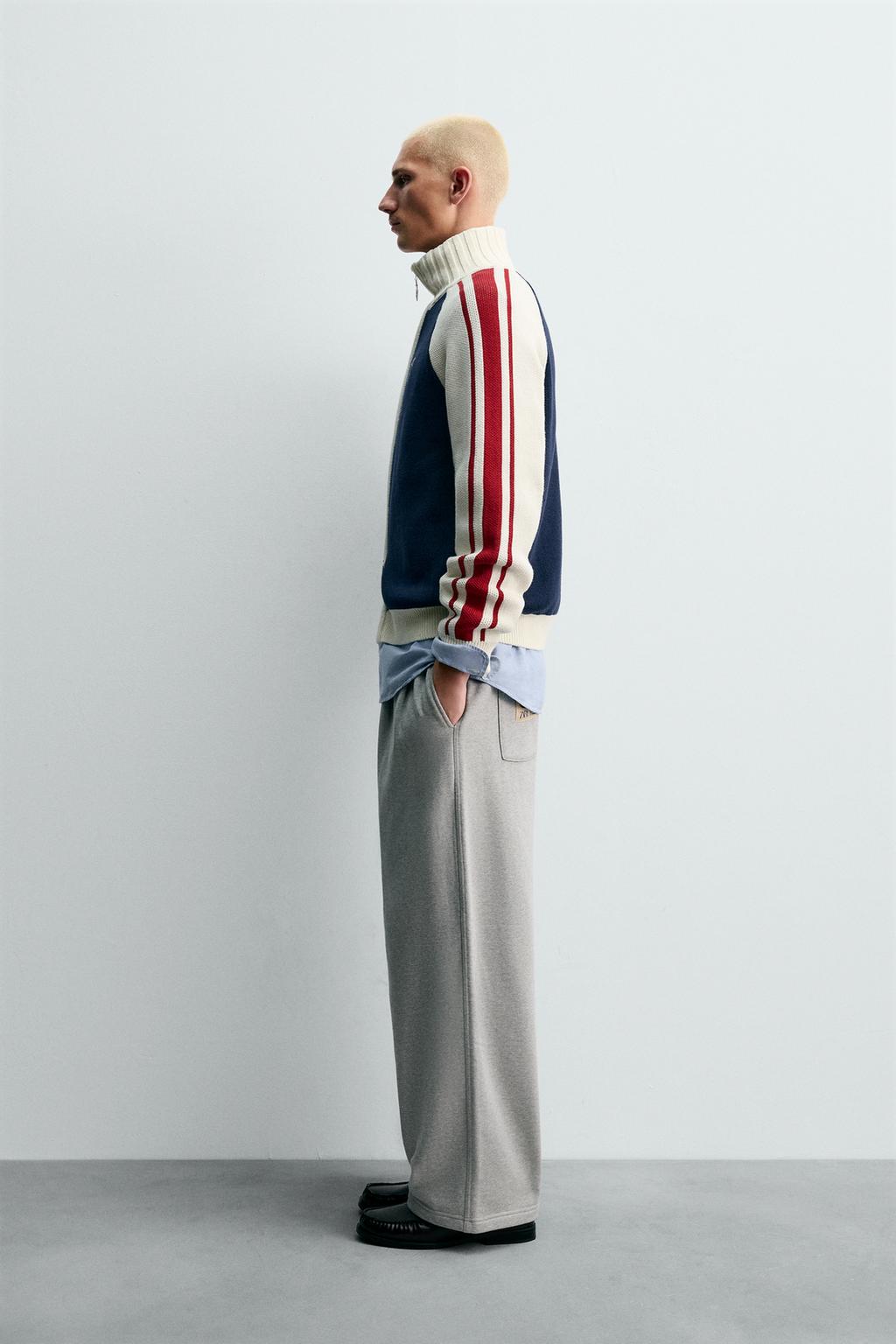 КАРДИГАН В СТИЛЕ КОЛОР-БЛОК С ЛАМПАСАМИ CHAMPION ® X ZARA