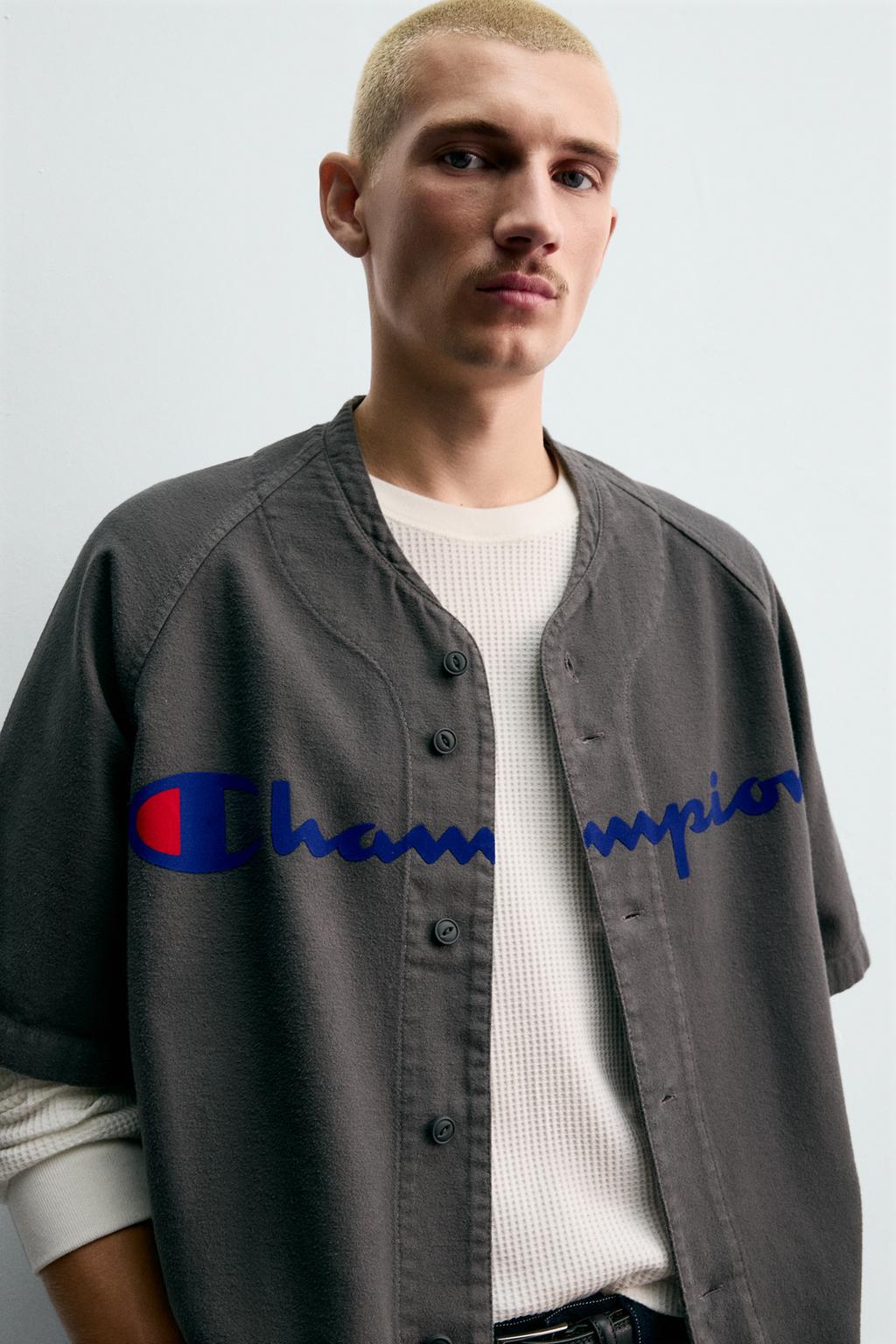 РУБАШКА BASEBALL С ПРИНТОМ CHAMPION ® X ZARA