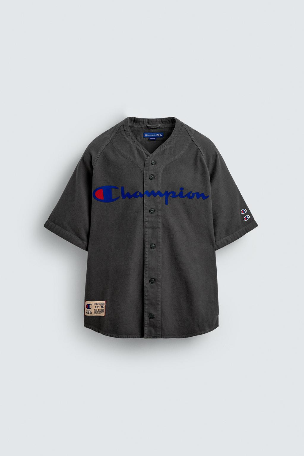 РУБАШКА BASEBALL С ПРИНТОМ CHAMPION ® X ZARA