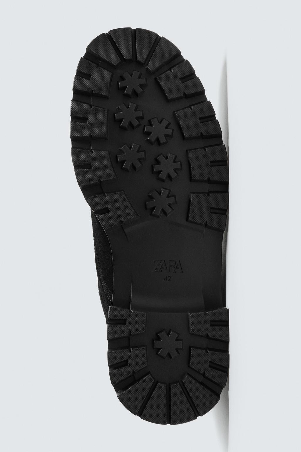 КОЖАНЫЕ БОТИНКИ СО ШНУРОВКОЙ CHAMPION ® X ZARA