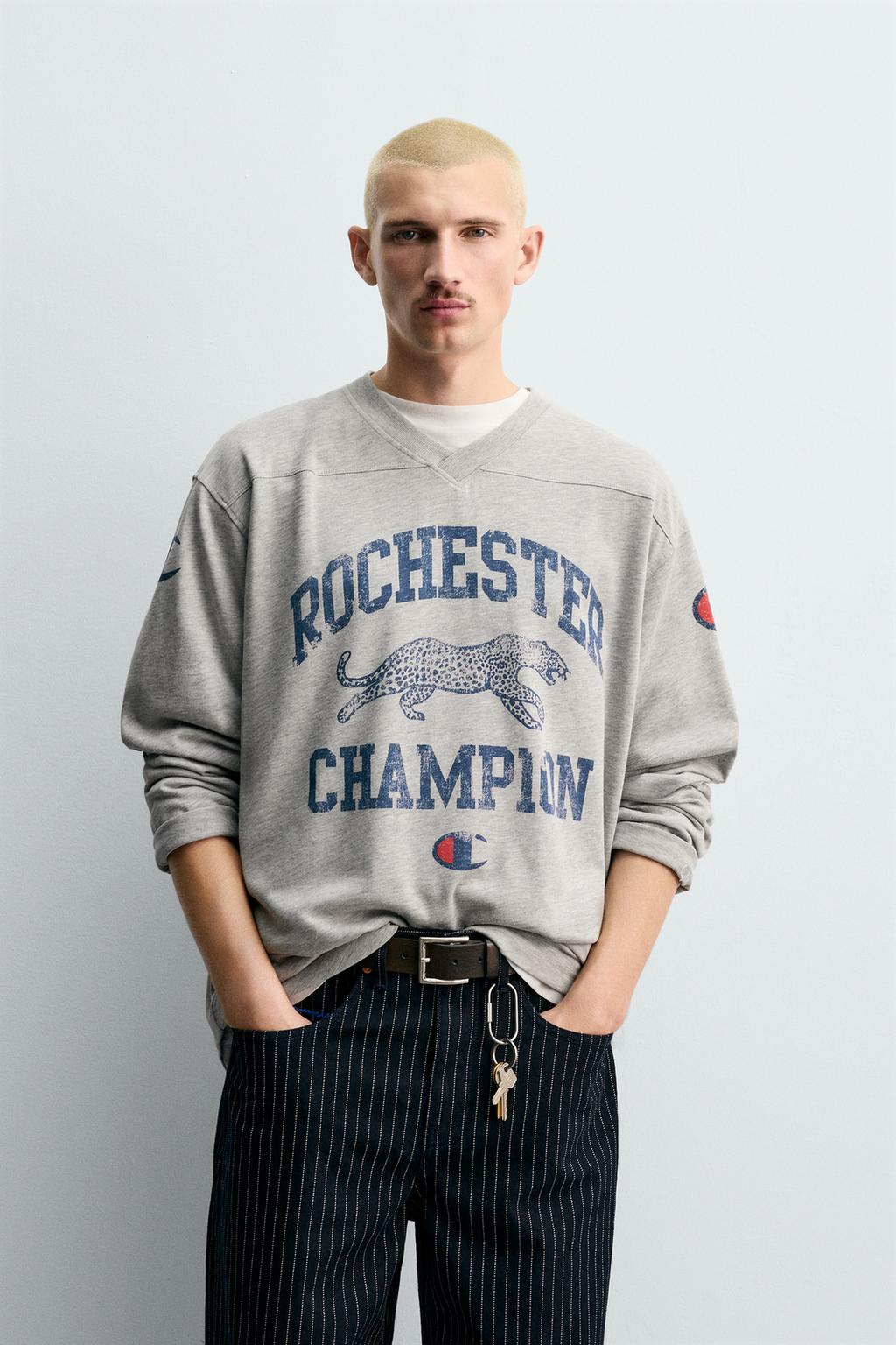 ФУТБОЛКА С ПРИНТОМ CHAMPION ® X ZARA