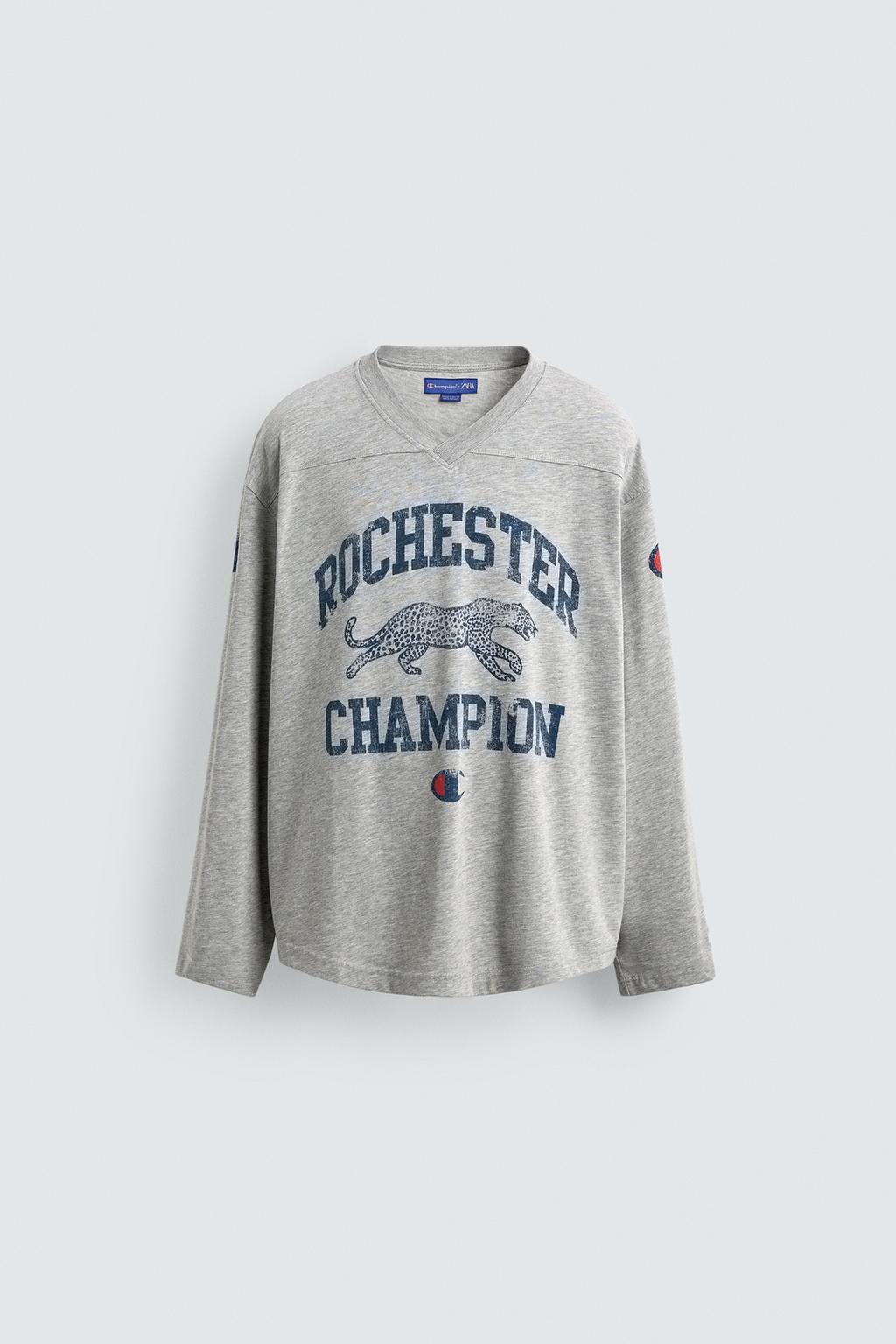 ФУТБОЛКА С ПРИНТОМ CHAMPION ® X ZARA