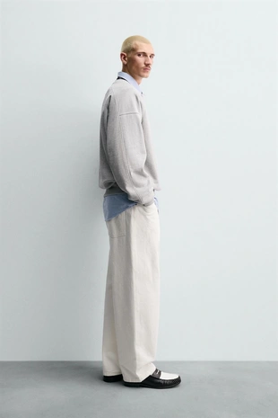 Толстовка CREWNECK с нашивками CHAMPION ® X ZARA- Заказать в России