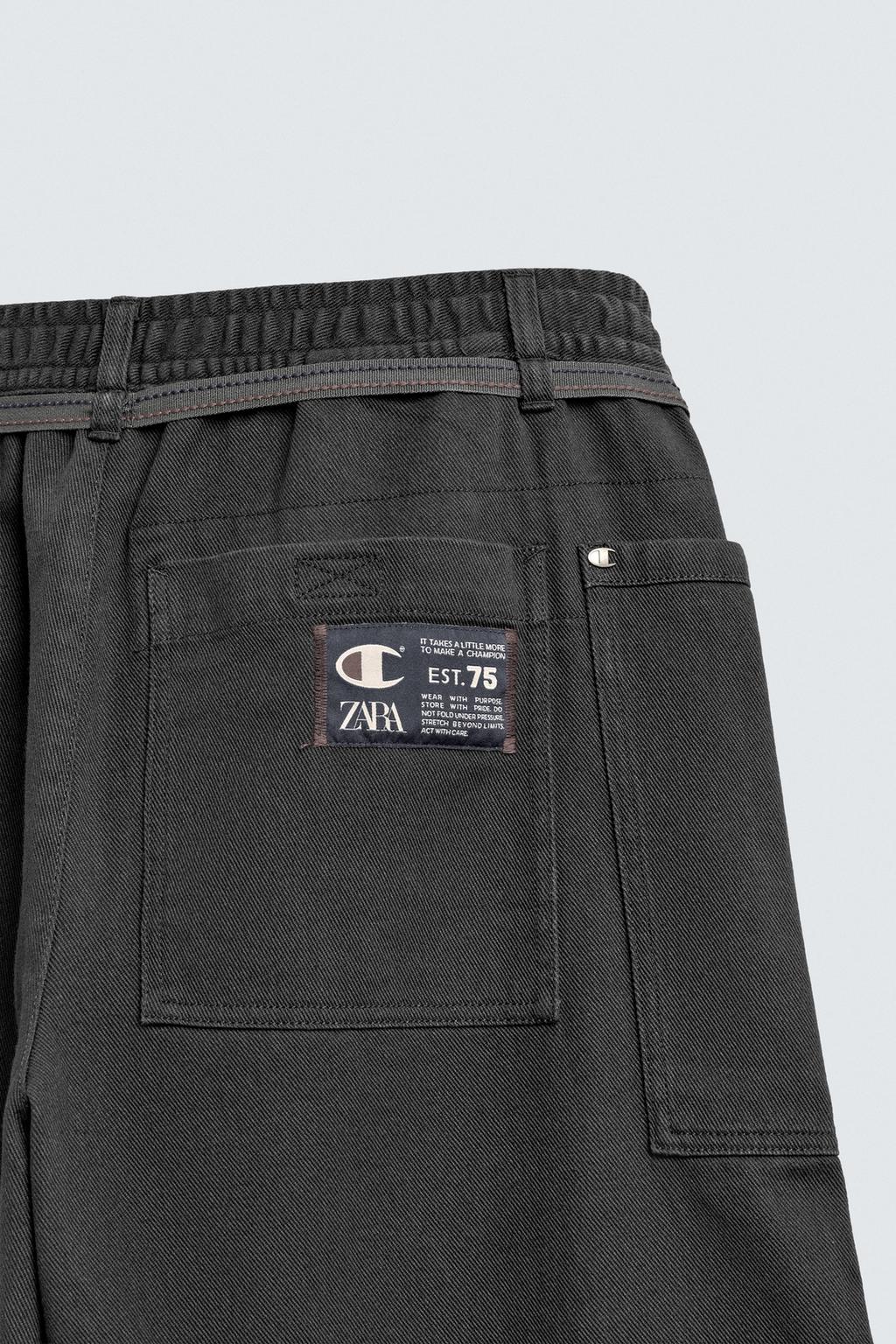 БРЮКИ КАРГО НА ШНУРКЕ CHAMPION ® X ZARA