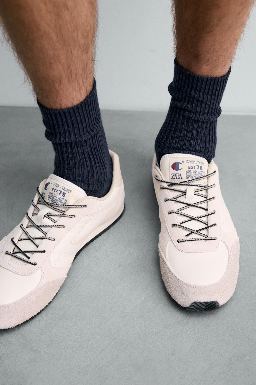 КОЖАНЫЕ КРОССОВКИ CHAMPION ® X ZARA