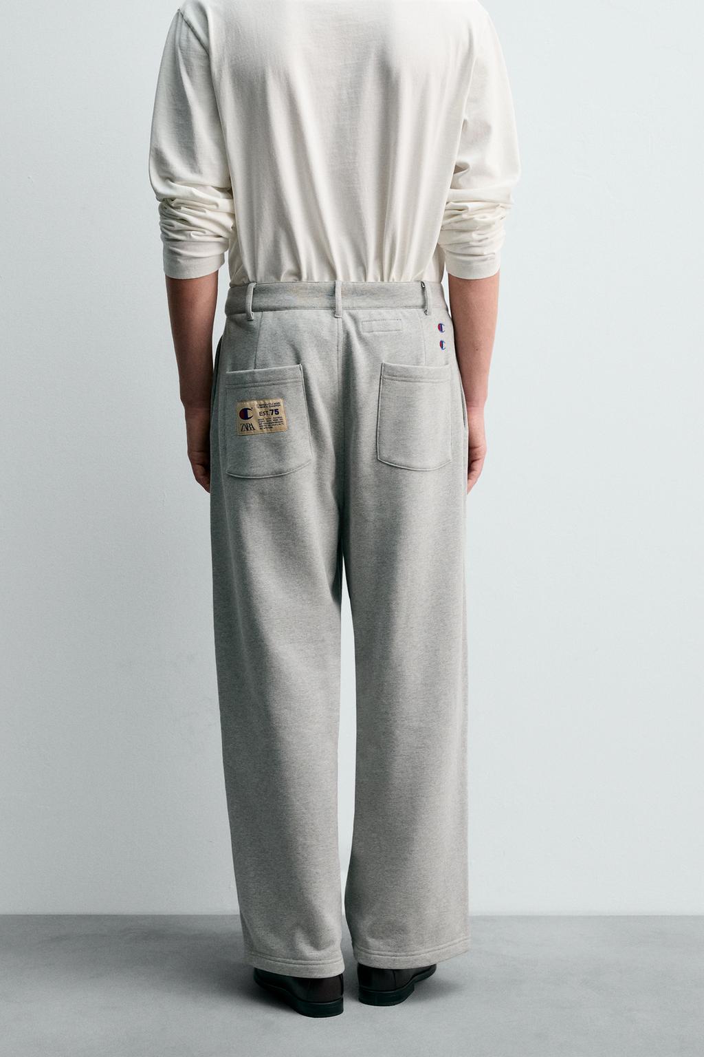 БРЮКИ RELAXED FIT СО СКЛАДКАМИ CHAMPION ® X ZARA