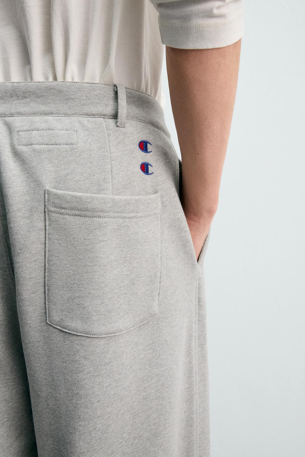 БРЮКИ RELAXED FIT СО СКЛАДКАМИ CHAMPION ® X ZARA
