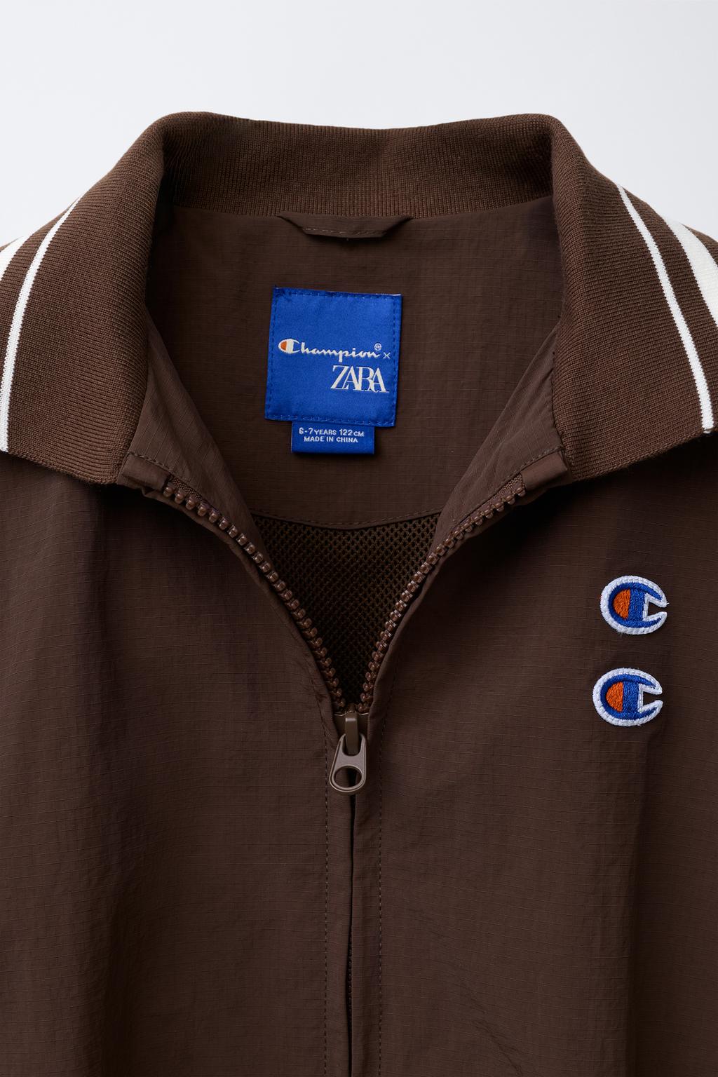 КУРТКА ИЗ НЕЙЛОНА С СУМКОЙ CHAMPION ® X ZARA