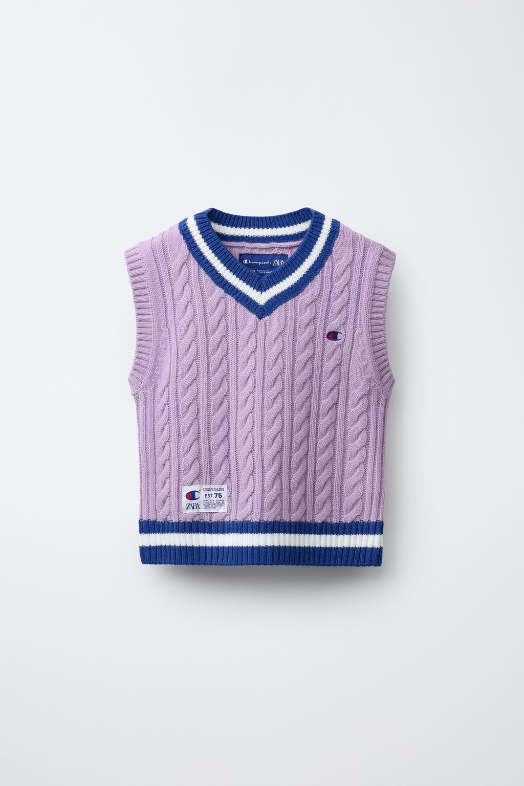 ТРИКОТАЖНЫЙ ЖИЛЕТ CHAMPION ® X ZARA