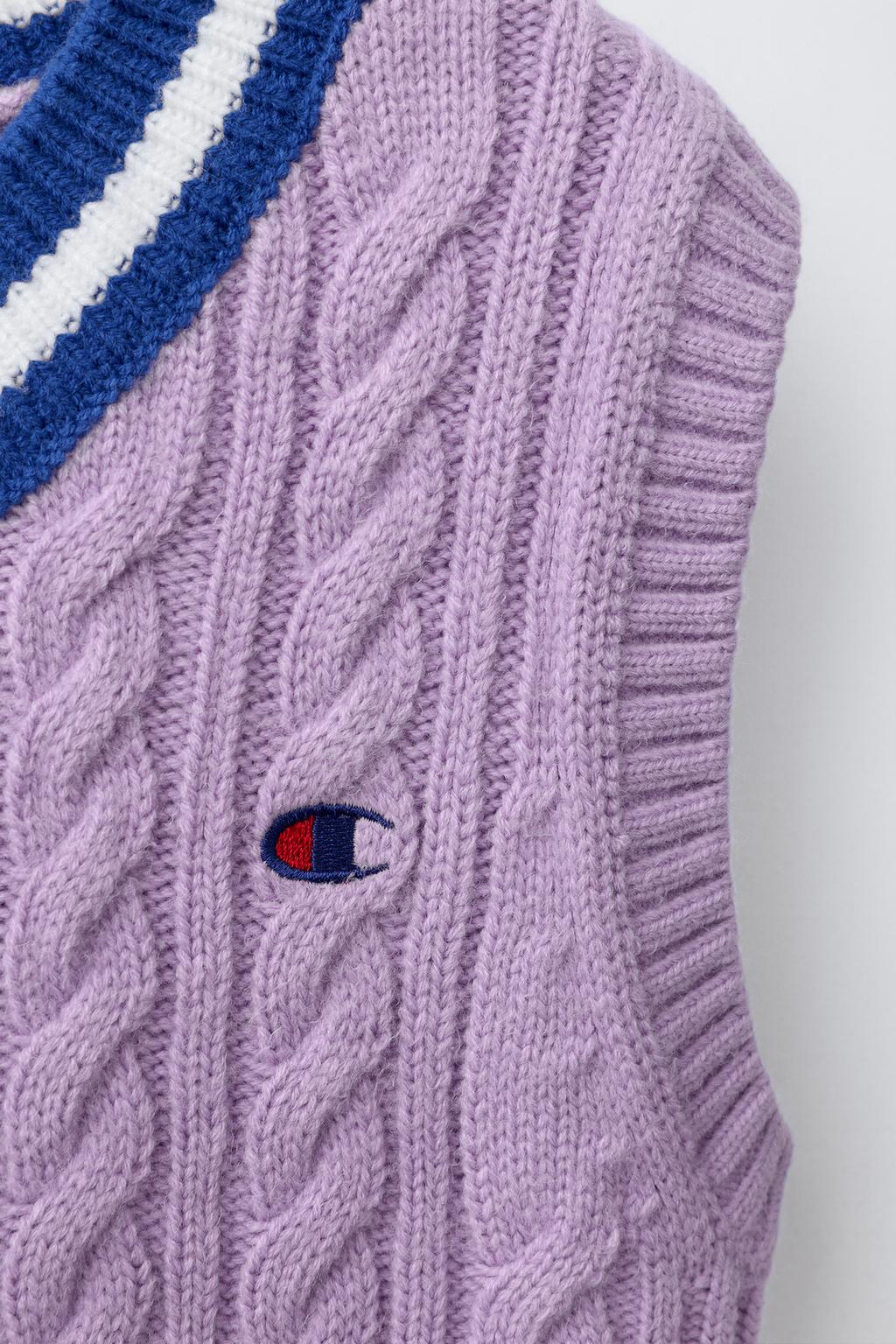 ТРИКОТАЖНЫЙ ЖИЛЕТ CHAMPION ® X ZARA