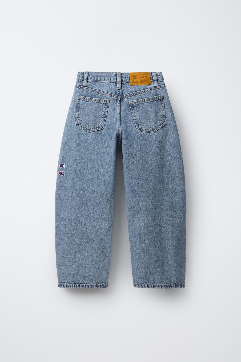ДЖИНСЫ BARREL CHAMPION ® X ZARA