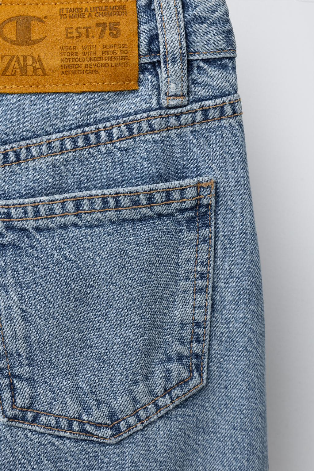 ДЖИНСЫ BARREL CHAMPION ® X ZARA