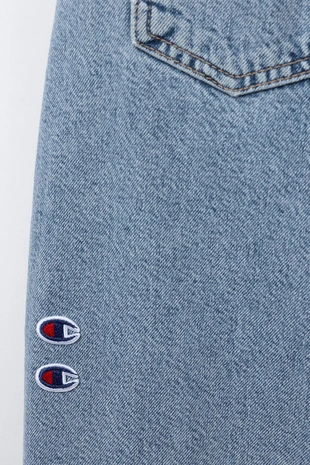 Джинсы BARREL CHAMPION ® X ZARA- Заказать в России