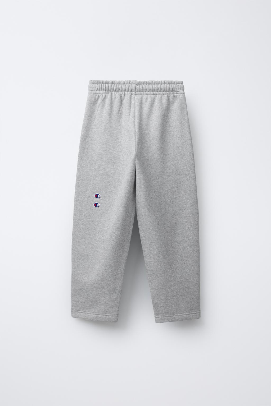 БРЮКИ-БАЛЛОНЫ ИЗ ФЛИСА С ЛОГОТИПОМ CHAMPION ® X ZARA