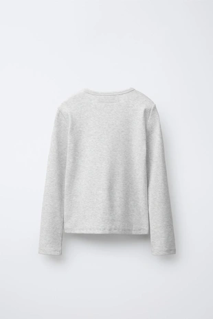 Купить Zara Топ в рубчик с надписью CHAMPION ® X ZARA