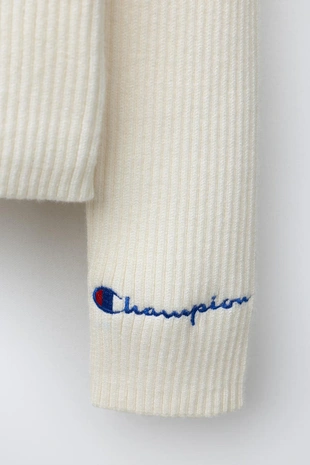 Джемпер в рубчик с воротником-стойкой CHAMPION ® X ZARA- Заказать в России