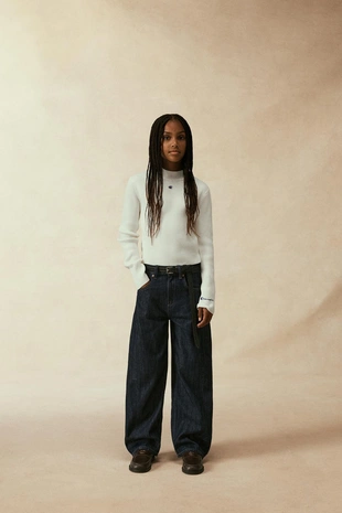 Джемпер в рубчик с воротником-стойкой CHAMPION ® X ZARA- Заказать в России