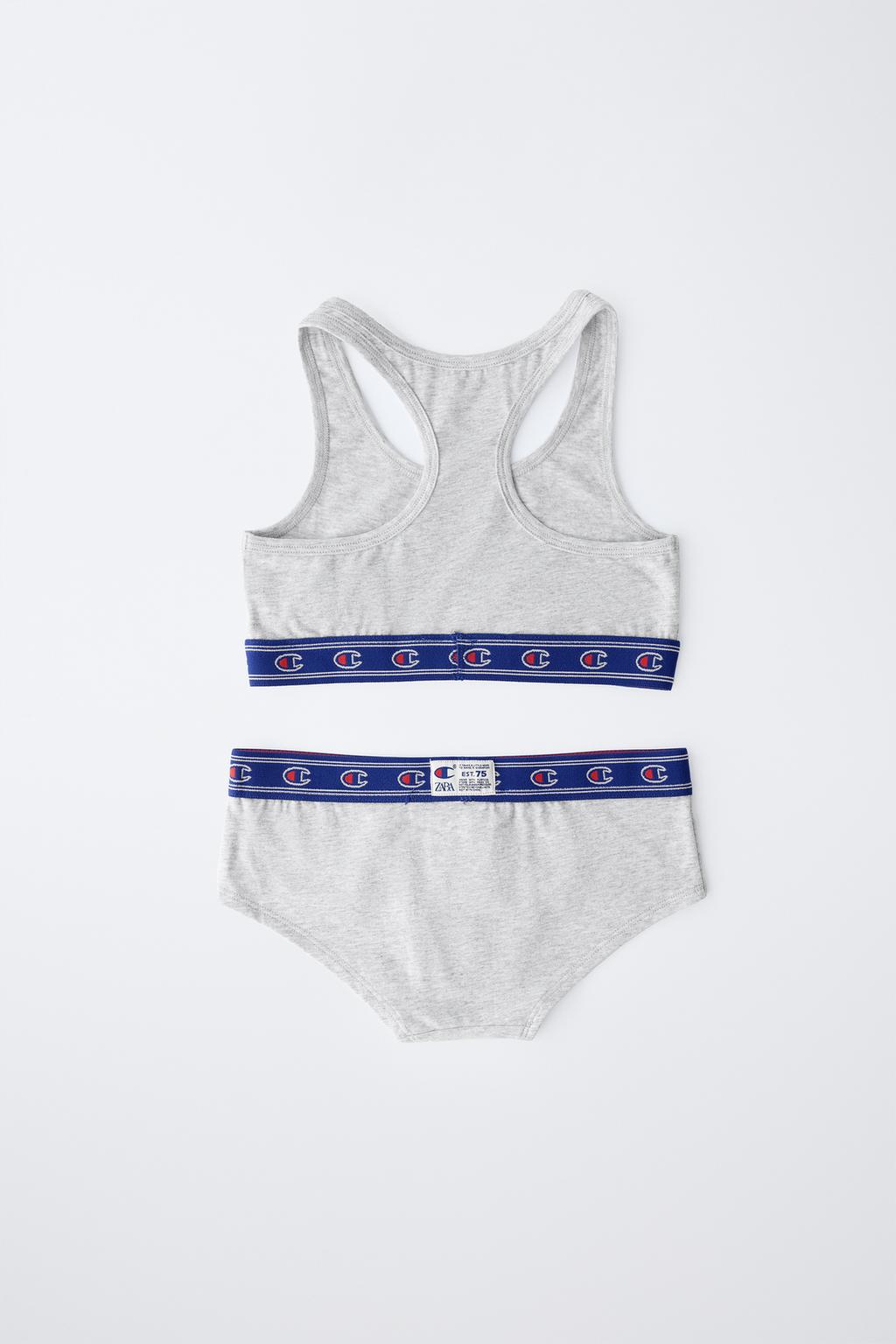 8–14 ЛЕТ/ КОМПЛЕКТ: ТОП И ТРУСЫ CHAMPION ® X ZARA