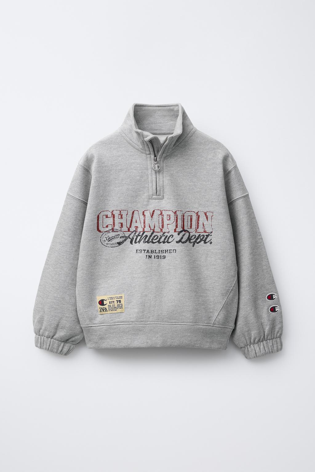 ТОЛСТОВКА С ТЕКСТОМ CHAMPION ® X ZARA
