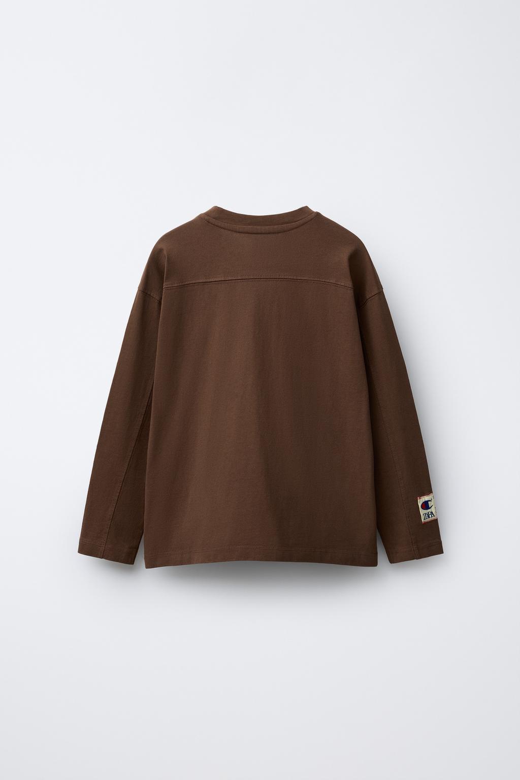 ФУТБОЛКА С ПРИНТОМ ЛОГОТИПА CHAMPION ® X ZARA