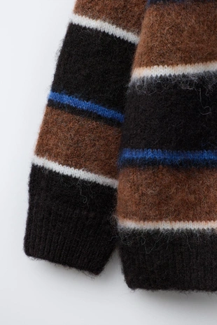 Трикотажный джемпер в полоску CHAMPION ® X ZARA- Заказать в России