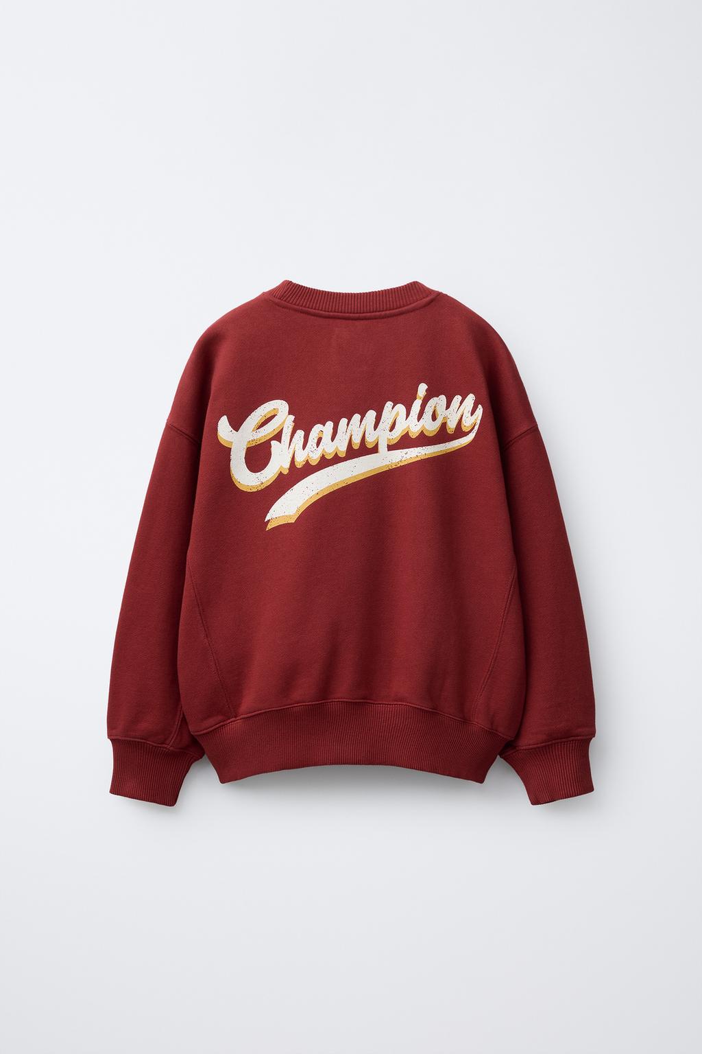 ТОЛСТОВКА С ПРИНТОМ CHAMPION ® X ZARA