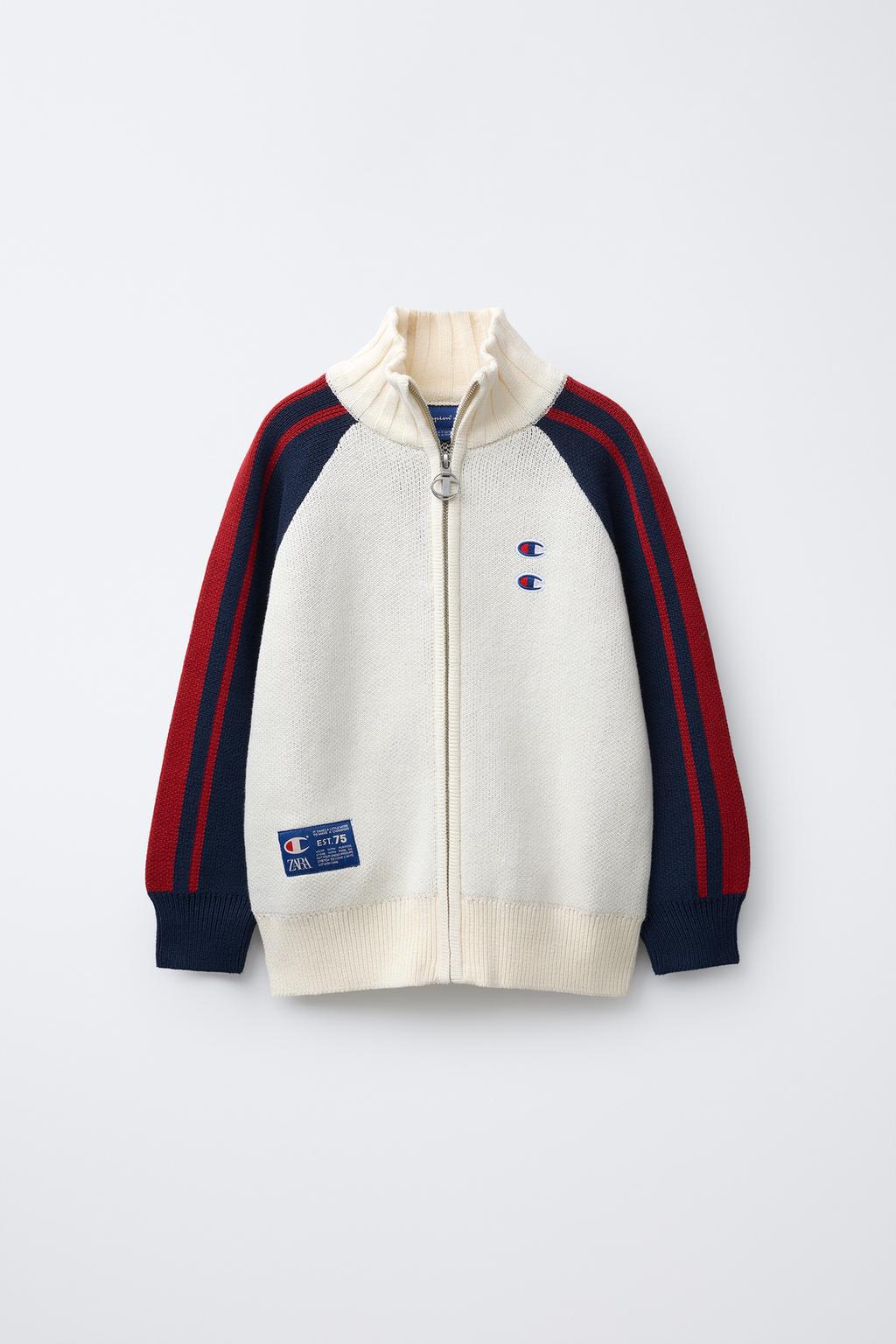 ТРИКОТАЖНАЯ КУРТКА CHAMPION ® X ZARA