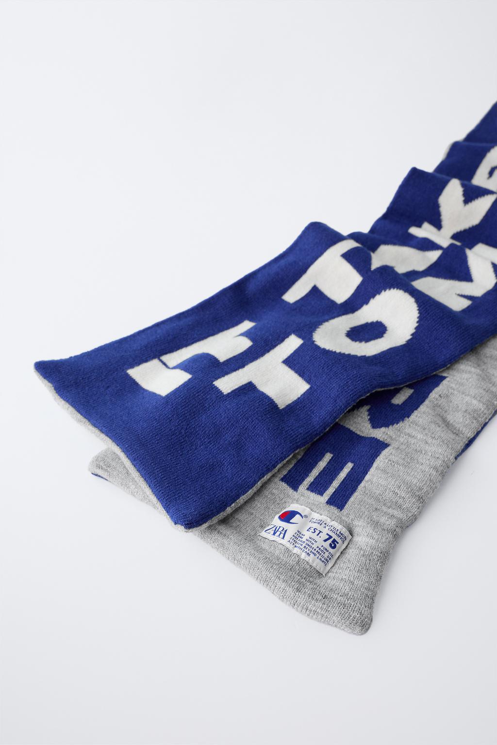 ШАРФ С ПРИНТОМ CHAMPION ® X ZARA