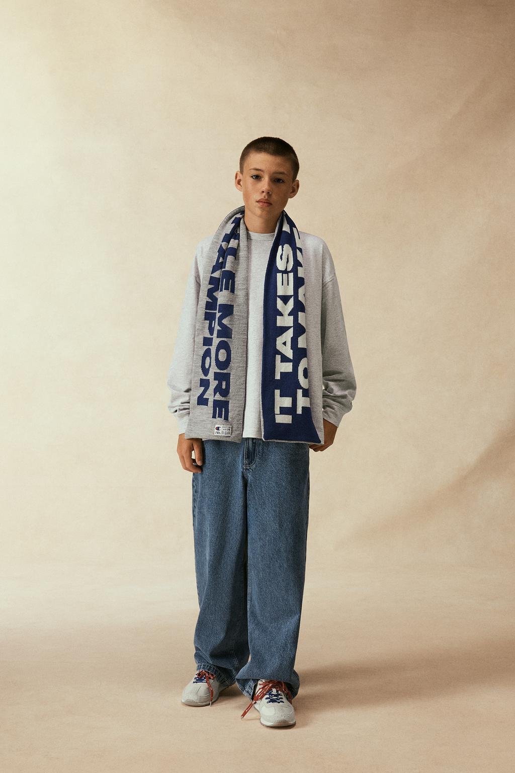 ШАРФ С ПРИНТОМ CHAMPION ® X ZARA