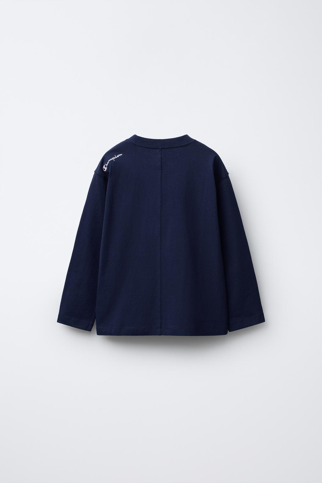 ФУТБОЛКА CHAMPION ® X ZARA С ПРИНТОМ «КРОКОДИЛ»