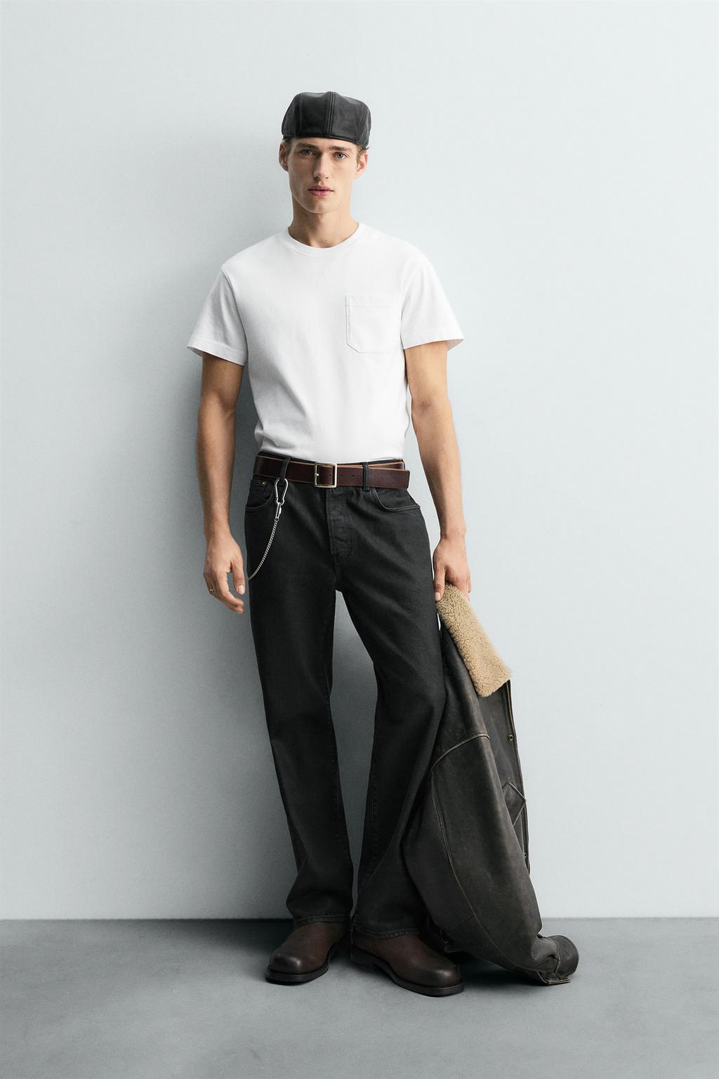 ФУТБОЛКА RELAXED FIT С КАРМАНОМ
