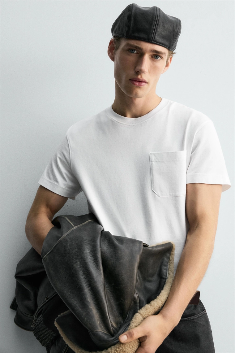 Футболка 80-х годов с карманом