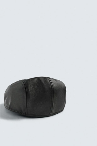 Кожаный берет LIMITED EDITION- Заказать в России