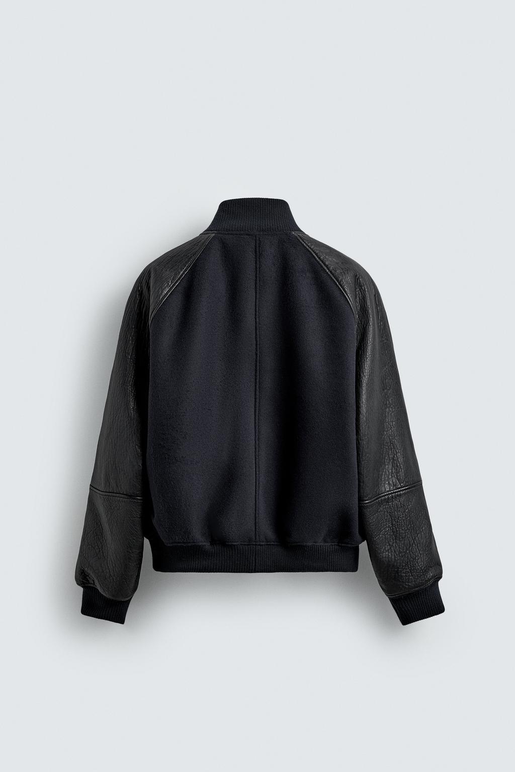 КОМБИНИРОВАННЫЙ КОЖАНЫЙ БОМБЕР LIMITED EDITION