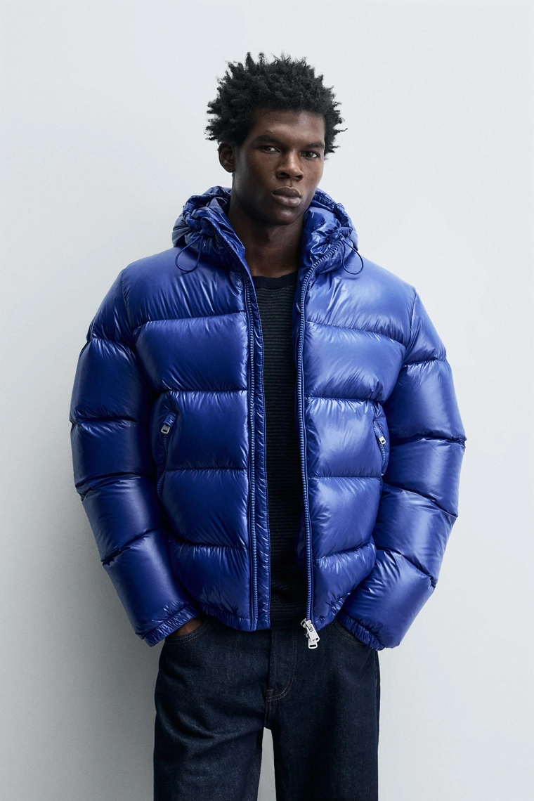 Пуховик на 100% перо, водоотталкивающий