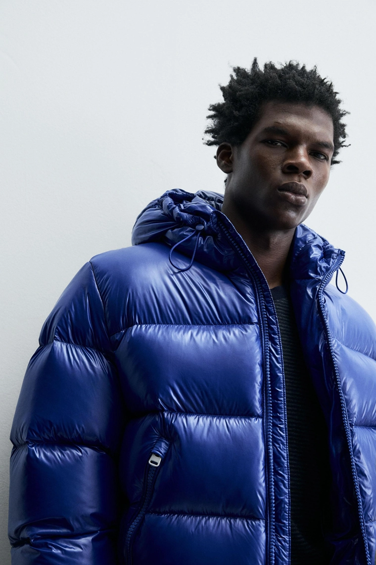 Пуховик на 100% перо, водоотталкивающий