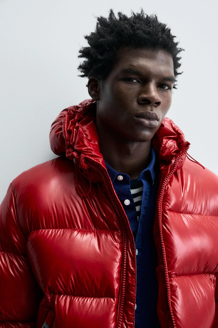 Пуховик на 100% перо, водоотталкивающий